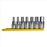 7PC SAE Hex Socket Bit Set