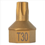 T30 Torx® Dual Drive Bit, 7/16