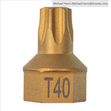 T40 Torx® Dual Drive Bit, 7/16