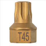 T45 Torx® Dual Drive Bit, 7/16