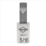 Mayhew 5/16-Inch Slotted Short Insert Socket Bit, 1/4-Inch Drive