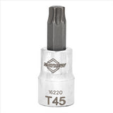 Mayhew T45 Torx® Short Insert Socket Bit, 3/8-Inch Drive