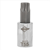 Mayhew T55 Torx® Short Insert Socket Bit, 3/8-Inch Drive