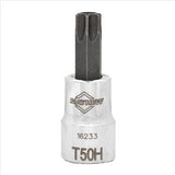 Mayhew T50H Tamper Torx® Short Insert Socket Bit, 3/8-Inch Drive