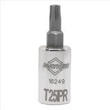 Mayhew T25IPR Tamper Torx Plus® Short Insert Socket Bit, 1/4-Inch Drive