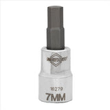 Mayhew 7 MM Metric Hex Short Insert Socket Bit, 3/8-Inch Drive