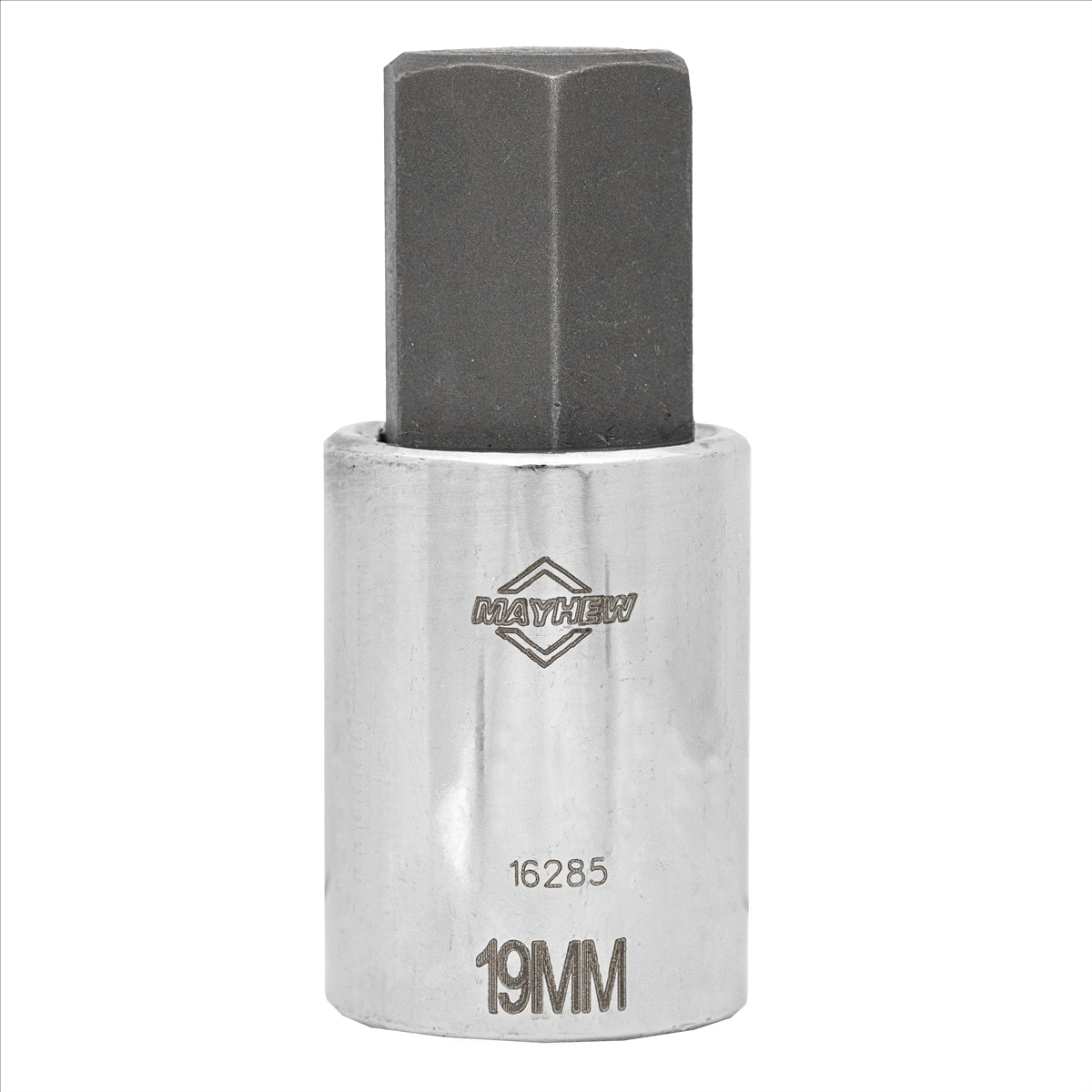 Mayhew 19 MM Metric Hex Short Insert Socket Bit, 1/2-Inch Drive