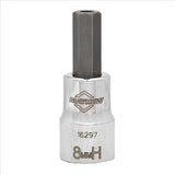 Mayhew 8 MM Tamper Metric Hex Short Insert Socket Bit, 3/8-Inch Drive