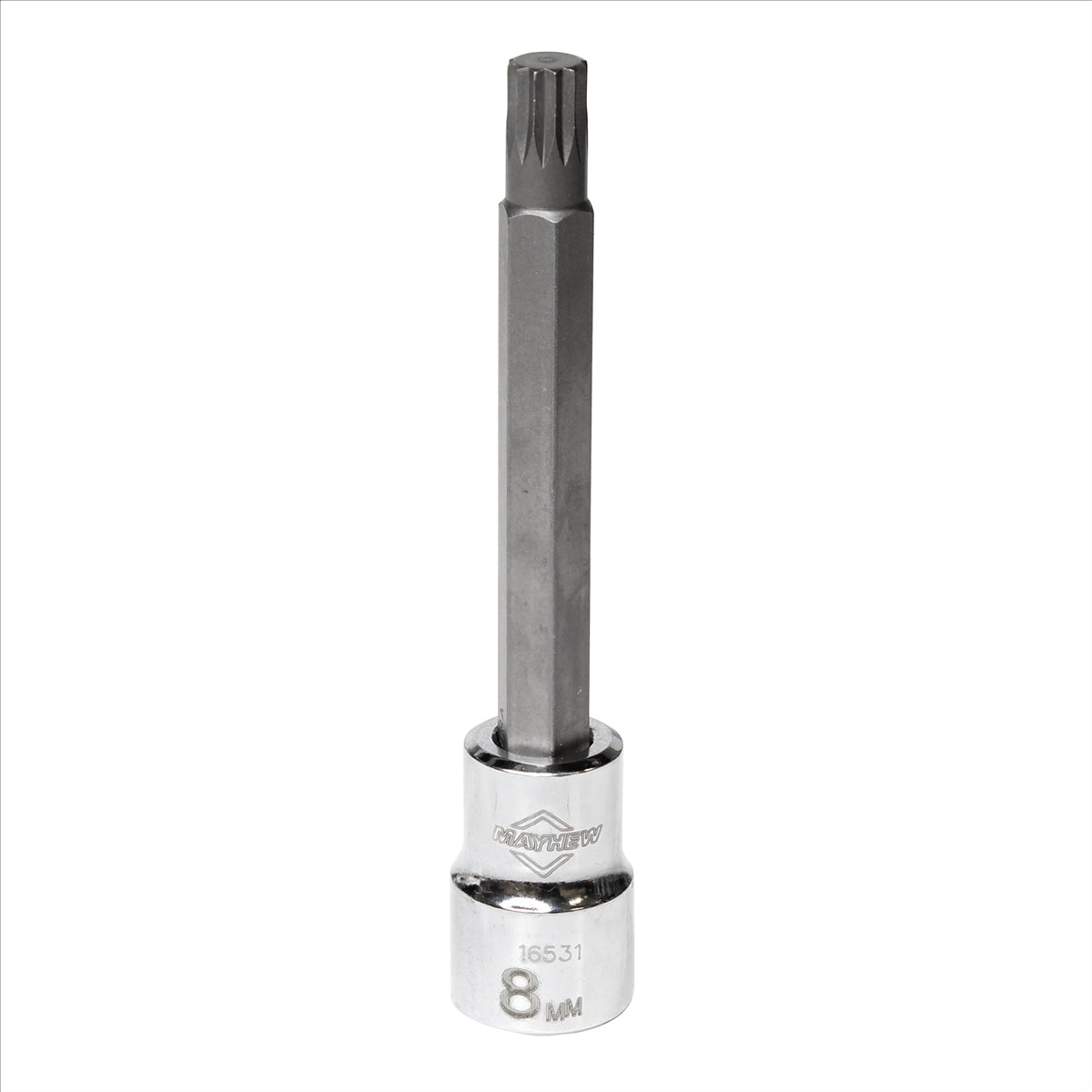 Mayhew 8 MM Triple Square Medium Insert Socket Bit, 3/8-Inch Drive