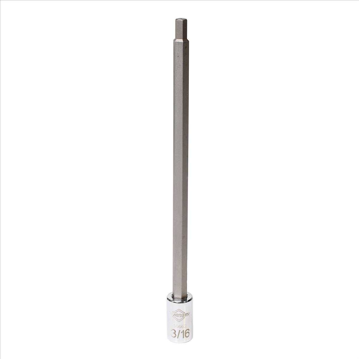 Mayhew 3/16-Inch SAE Hex Long Insert Socket Bit, 1/4-Inch Drive