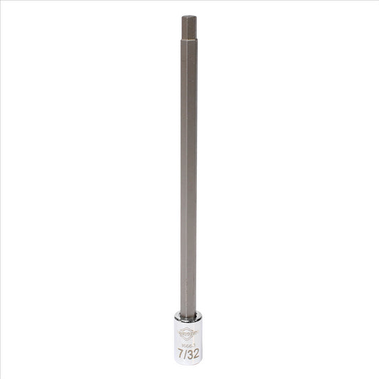 Mayhew 7/32-Inch SAE Hex Long Insert Socket Bit, 1/4-Inch Drive