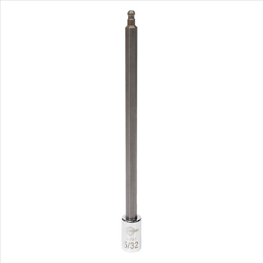 Mayhew 5/32-Inch SAE Ball Hex Long Insert Socket Bit, 1/4-Inch Drive