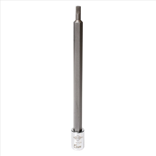 Mayhew 5 MM Triple Square Long Insert Socket Bit, 1/4-Inch Drive