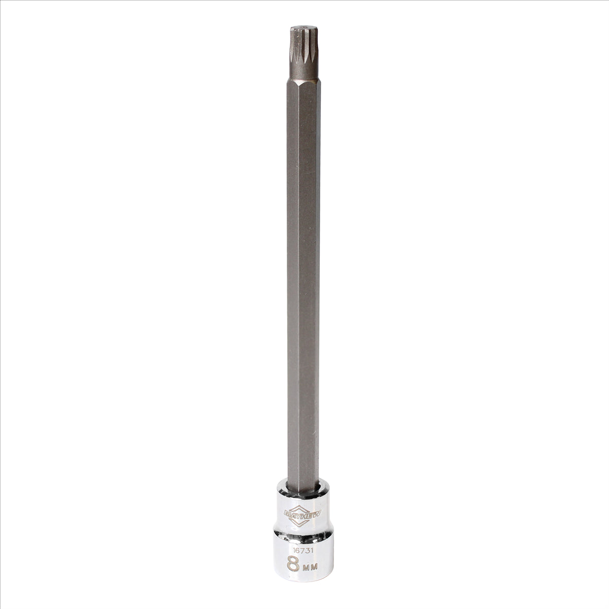 Mayhew 8 MM Triple Square Long Insert Socket Bit, 3/8-Inch Drive