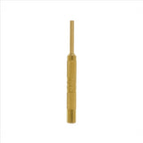 BRASS PUNCH PIN, 1/8X1X4 ON .250 ROUND