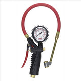 Inflator Gauge, Analog, Large Bore Chuck