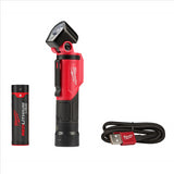 Milwaukee Tool USB RECHARGEABLE PIVOTING FLASHLIGHT (1) REDLITH USB BATT KIT