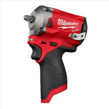 Milwaukee Tool M12 FUEL 3/8 in. Stubby Impact Wrench - Bare Tool