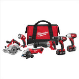 Milwaukee Tool M18 Cordless LITHIUM-ION 6-Tool Combo Kit