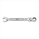 Milwaukee Tool 18mm Flex Head Ratcheting Combination Wrench