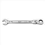 22mm Flex Head Ratcheting Combination Wrench