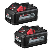 Milwaukee Tool M18 REDLITHIUM HIGH OUTPUT XC6.0 Battery Pack (2 Pk)