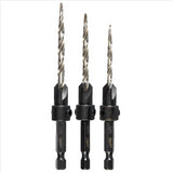 4 Pc Countersink Drill Bit Set