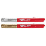 2PK INKZALL SilverGold/ Fine Point Markers