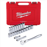 Milwaukee Tool 22 pc 1/2 Socket Wrench Set SAE