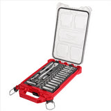 Milwaukee Tool 3/8in 32pc Ratchet and Socket Set in PACKOUT - MM