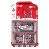 Milwaukee Tool SHOCKWAVE Impact Duty Driver Bit PACKOUT Set - 100PC