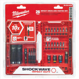 Milwaukee Tool 26-PC SHOCKWAVE DRIVE FASTEN SET