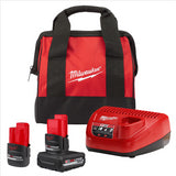 Milwaukee Tool M12 REDLITHIUM HIGH OUTPUT XC5.0/CP2.5 Starter Kit