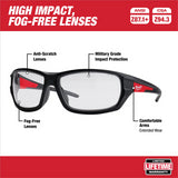 Milwaukee Tool Clear Hi Performance Safety Glasses