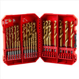 Milwaukee Tool SHOCKWAVE Impact Duty RED HELIX Titanium Drill Bit Set - 29PC