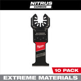 NITRUS CARBIDE Extreme Materials Universal Fit OPEN-LOK Multi-Tool Blade 10PK