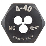 4-40 NC 1-Inch Hex Threading Die