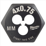 M4-0.75 mm 1-Inch Hex Threading Die