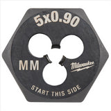 M5-0.90 mm 1-Inch Hex Threading Die