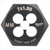 M7-1.00 mm 1-Inch Hex Threading Die