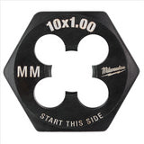 M10-1.00 mm 1-Inch Hex Threading Die