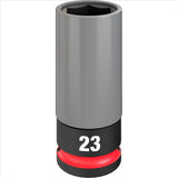 Milwaukee Tool SHOCKWAVE Impact Duty 1/2 Drive 23MM Metric Lug Nut Wheel Socket (49-66-7808)