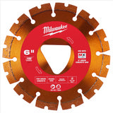 Orange 6” x .100” Diamond Blade for Green Concrete