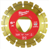 Yellow 6” x .100” Diamond Blade for Green Concrete