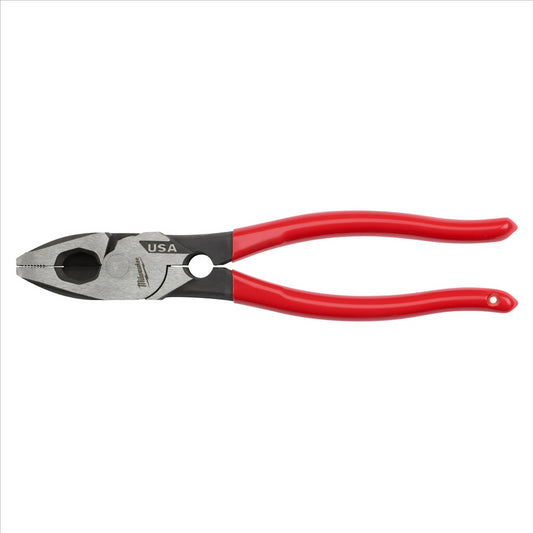 9" Lineman's Dipped Grip Pliers w/ Thread Cleaner (USA) (MT500T)