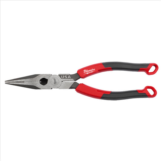 8" Long Nose Comfort Grip Pliers (USA) (MT555)