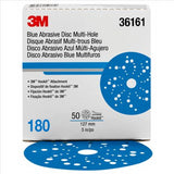 3M Hookit Blue Abrasive Disc Multihole 36161 (4Pk)