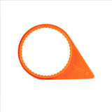 Checkpoint Checkpoint Medium Arrow High Temperature Wheel Nut Indicator - Orange 33 mm (Bag of 100 Pcs)