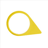 Checkpoint Checkpoint Medium Arrow Wheel Nut Indicator - Solid Yellow 33 mm (Bag of 100 Pcs)