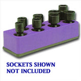 SOC HOL 3/8U IMP PURPLE 8 HOLE